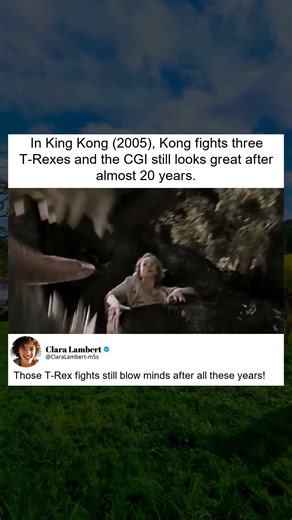 King Kong’s Epic T-Rex Battle in 2005 CGI