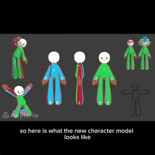 polytoria new character model #roblox #polytoria #robloxshorts