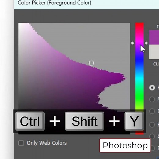 Photoshop Only Viewing Print Colors