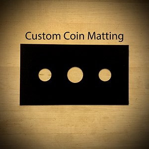 Custom Coin Display Matting | Collectible Coin Mat and Frame | Any Gold or Silver Coin | US or Foreign Minted Coin Display - Etsy
