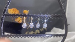 Watch teardrop earrings for wedding women girls on Amazon Live