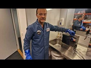 Kinn Bryggeri cleaning of a draft beer system