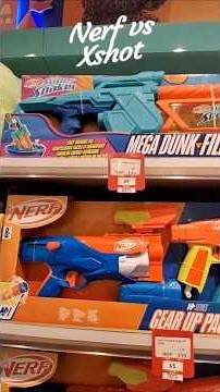 Nerf vs Xshot blasters