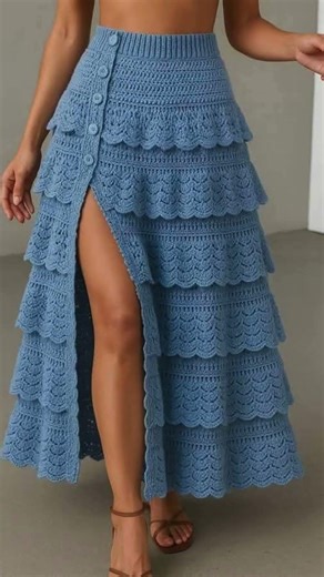 Festival Ready Crochet Skirt | DIY Fashion#crochetcrosai#crochetskirt #baby#cute#kidsvideo #knitting