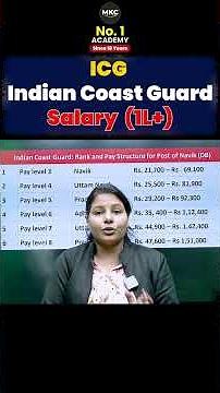 Indian Coast Guard GD/DB की Salary कितनी होगी?🤔 Coast Guard Salary Structure