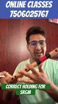 How To Hold Flute & Play SRGM Correctly | Step-by-Step Beginner Guide
