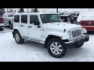 2018 Jeep Wrangler Unlimited JK Sahara | Alpine Sound System | Edmonton | SCD2090 | Crosstown Dodge
