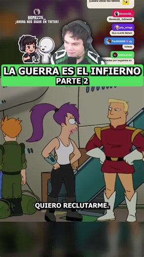 ¡El ejército no acepta a Leela por ser mujer! 😳⚔️#Futurama #LaGuerraEsElInfierno #Parte2 #Leela #SeriesAnimadas #TikTokSeries #YouTubeShorts