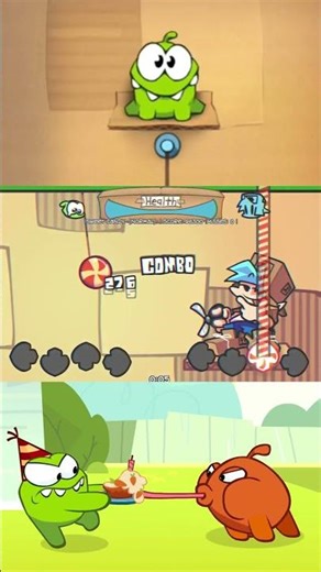 FNF Vs Om Nom - Cut The Rope Mod - Friday Night Funkin' Animation #omnom #fnf #cuttherope