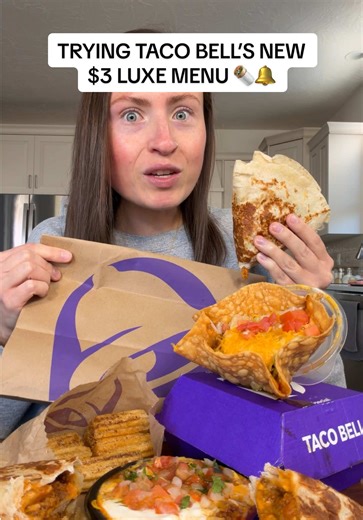 Trying Taco Bell's New $3 Luxe Menu Items
