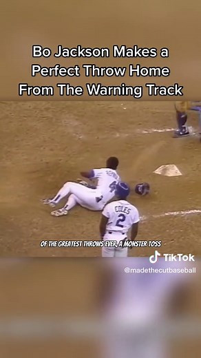 Bo Jackson's Incredible Throw From the Warning Track