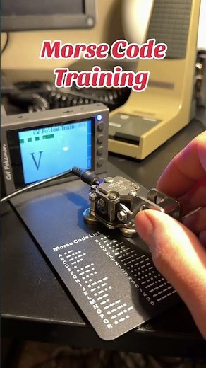 Morse Code Practice! #hamradio #hfradio #morsecode #practice #hobby