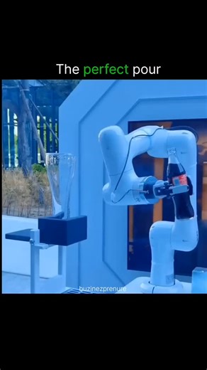 buzinezprenure on Instagram: "Robotic arms are being built to pour carbonated beverages with extreme precision — and this is more than a cool invention. It’s efficiency. It’s consistency. It’s cost-saving technology built for businesses that can’t afford waste or slow service. By minimizing foam, controlling pressure, and pouring with algorithmic accuracy, these robots unlock a new standard in automation: faster service, lower losses, higher customer satisfaction. This is the future of hospitali