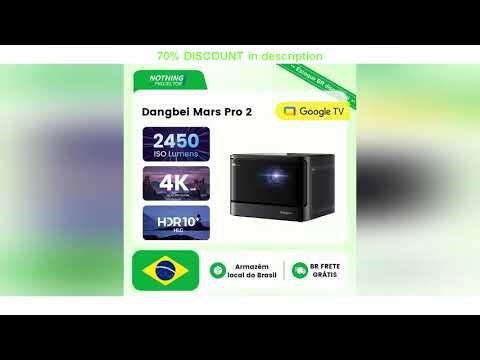 A must-have product! Venda Quente Projetor Laser Dangbei Mars Pro2 4K 3D Nativo 2450 ISO Lmens Goo