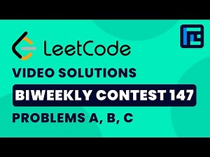 Leetcode Biweekly Contest 147 | Video Solutions - A to C | by Harsh Gupta | TLE Eliminators