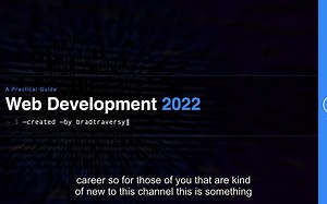 Web Development In 2022 来自全球最受欢迎Web导师[Traversy Media]致前端开发者的学习路线