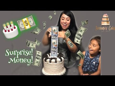 Surprise Money Cake Easy Tutorial