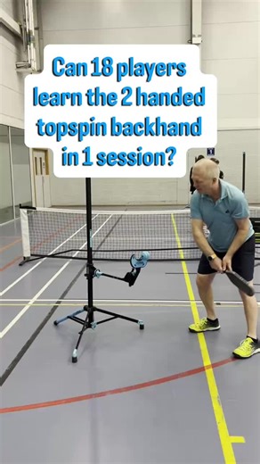 @My Tennis Journey joined Fe Edward’s from @pickleballcentraluk to deliver a two handed topspin workshop for 18 players using the TopspinPro and SpinPro! 🔥 Find out more at topspinpro.com/pickleball