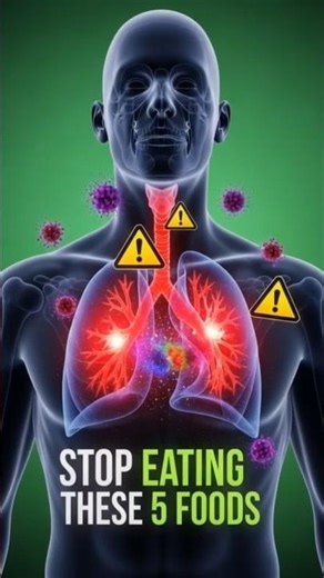 STOP Eating These 5 Foods 😱 | They are Killing Your Lungs #shorts #viral #food