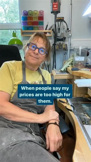 Wire Wrapping Tutorial on Instagram: "When someone says "that's expensive" even before seeing the quality 😭 Jewelry makers, have you been in this situation too? 😅 Comment Down Credits - @henjewellery #jewlerymaking #jewlerymaker #jewlerymakers jewlers benchjeweler smallbusinessstruggles jewelerlife"