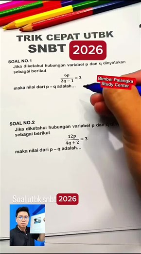 Teknik Penyelesaian Soal SNBT UTBK 2026