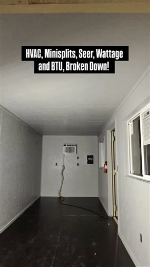 HVAC, Minisplits, Seer, Wattage and BTU, Broken Down! #hvac #minisplit #shippingcontainer | Simple Shipping Containers