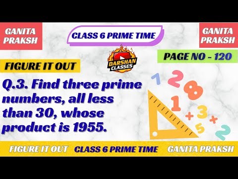 Find three prime numbers all less than 30 whose product is 1955