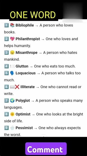 One word substitution | #english #education #youtubeshorts #shorts #shortvideo