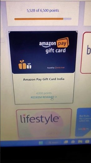 Amazon pay gift card redeem through Microsoft Rewards points#shorts #short #giftcard #microsoft #250