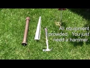 MoreSpace Umbrella Stand - Grass/Sand Installation