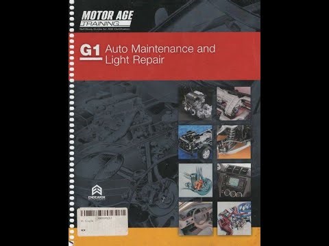ASE G1 Auto Maintenance and Light Repair Study Guide