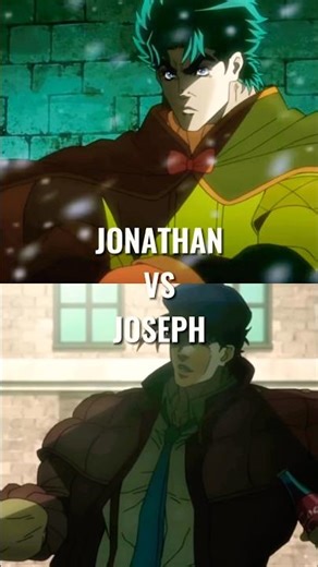 Jonathan Joestar VS Joseph Joestar: Battle of Hamon Users. #shorts