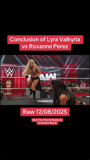 #WWE #MondayNightRaw #RoxannePerez #LyraValkyria #viral