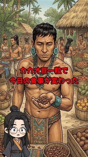 古代マヤ文明ではカカオ豆が唯一の通貨だった #歴史 #雑学 #shorts