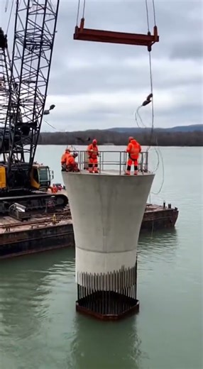 Construction crew thrown off balance as the crane malfunctions!