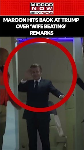 Emmanuel Marcon Hits Back At Donald Trump For Mocking French President Over Slap-Gate