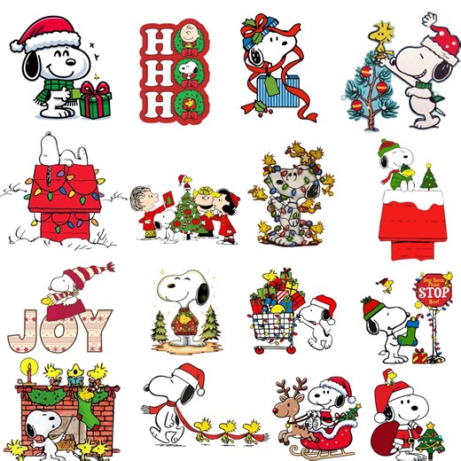 Snoopy Christmas Clipart Bundle ,peanuts Holiday PNG Collection , Mugs and Craft Projects ,digital Download - Etsy