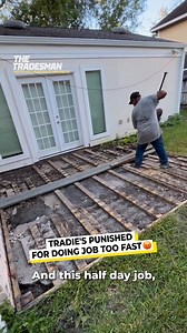 1.6M views · 8.6K reactions | He refused to pay for a 3-day job done in half a day  | The Tradesman | Facebook
