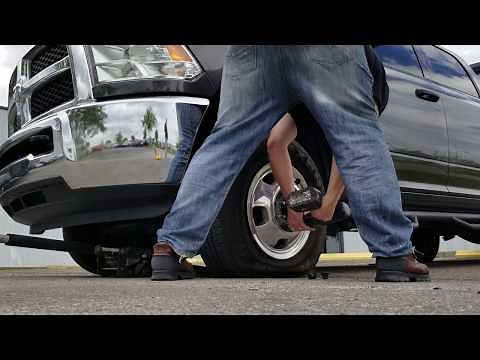How to change Ram 3500 tire