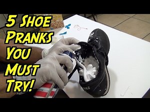 5 Shoe Pranks You Can Do At Home - HOW TO PRANK (Evil Booby Traps) | Nextraker