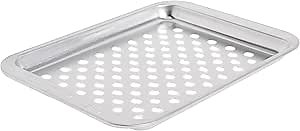 Nordic Ware Naturals Compact Crisping Tray - Natural Uncoated Aluminum, Toaster Oven and Broiler Safe