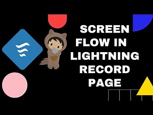 How to use Screen Flow into Lightning Record Page in Salesforce? | #Salesforcehunt |