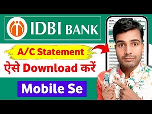IDBI Bank Statement Pdf Download In Mobile | Idbi Bank Statement Kaise Nikale | IDBI Bank Statement
