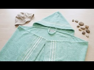 DIY Hooded Beach Towel & Bathrobe Sewing Tutorial | Step-by-Step Sewing Guide