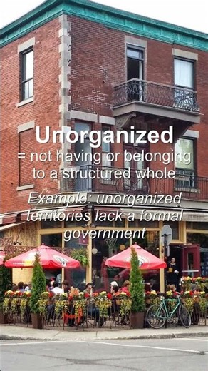 Word of the Day: Unorganized #Shorts
