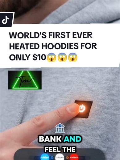 First ever heated hoodie!! Grab yours right here! #hoodies #heated #wintergear #TexasMorgans