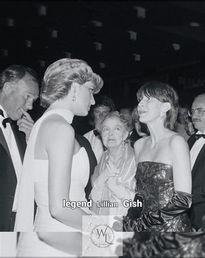 43K views · 2.3K reactions | Princess Diana Meets Lillian Gish at Cannes 1987 | Iconic Royal & Hollywood Moment” . . . . #fblifestyle #PrincessDiana #LillianGish #IconicMoment #OldHollywood #RoyalEncounter #CannesFilmFestival #LegendaryMeeting #SilentFilmStar #TimelessElegance | Wild Lens Historic | Facebook