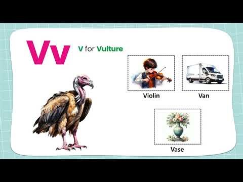 V For Vulture_Nursery_alphabet