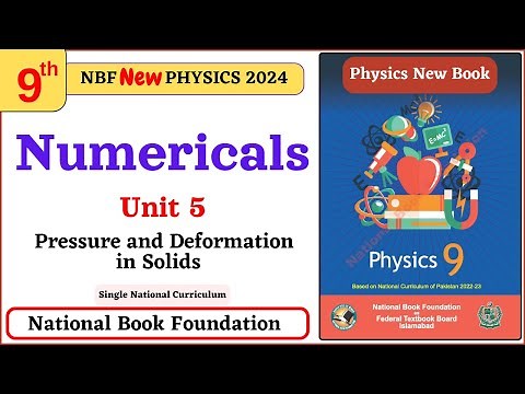 Class 9 Physics Chapter 5 Numericals - National Book Foundation