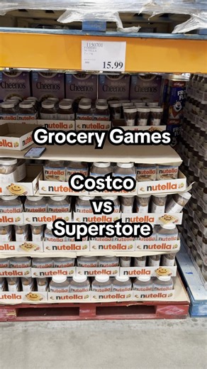 2K views · 42 reactions | Costco vs Superstore -- Nutella by Ferrero #groceryshopping #grocerystore #costco #costcofinds | Andy Shen | Facebook